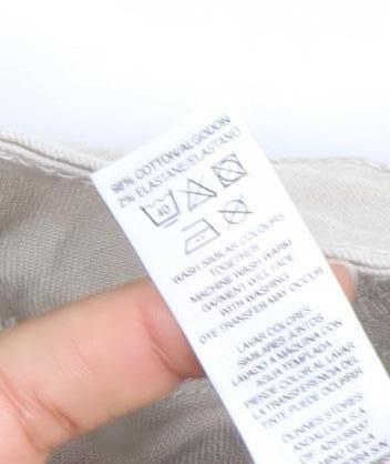 Additional view of Dunnes Beige Women's Straight Jeans, size 14L, Cotton Blend Classic Fit
