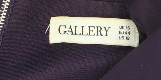 Womens UK Size 16 Gallery Sheath Dress