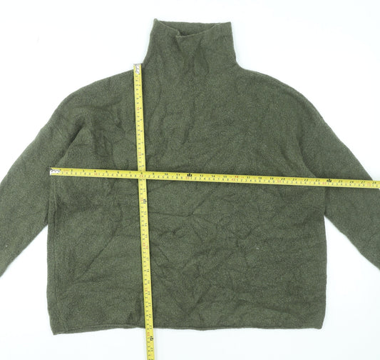 Womens UK Size M French Connection Green Pullover Jumper