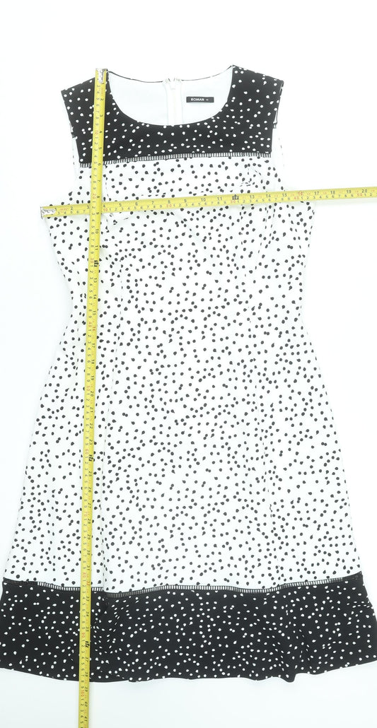 Womens UK Size 12 Roman Fit & Flare Dress