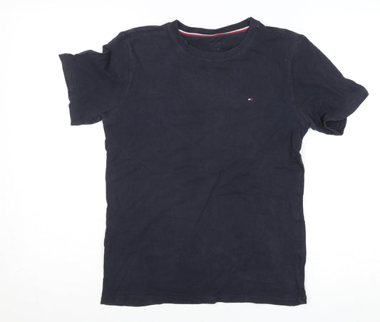 Boys UK Size 146 Tommy Hilfiger Blue Basic T-Shirt