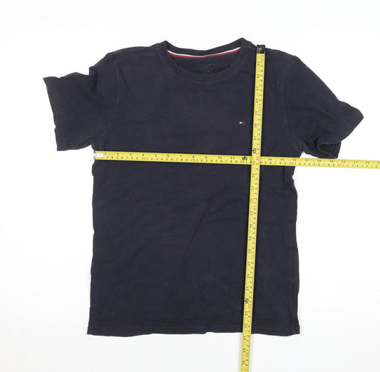 Boys UK Size 146 Tommy Hilfiger Blue Basic T-Shirt