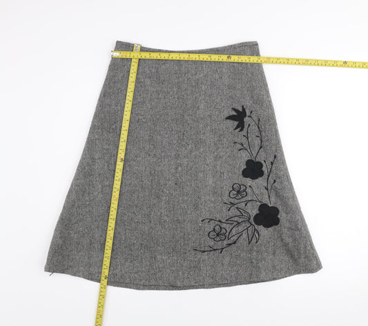 Womens UK Size 8 St. Bernard for Dunnes Stores A-Line Tweed Skirt