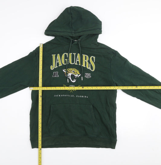 Mens UK Size S H&M Green Pullover Hoodie