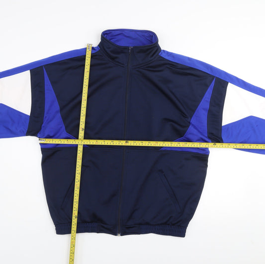 Mens UK Size M Total Sport Blue Basic Jacket