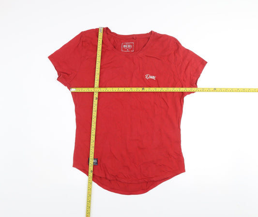 Mens UK Size XL Diesel Red T-Shirt