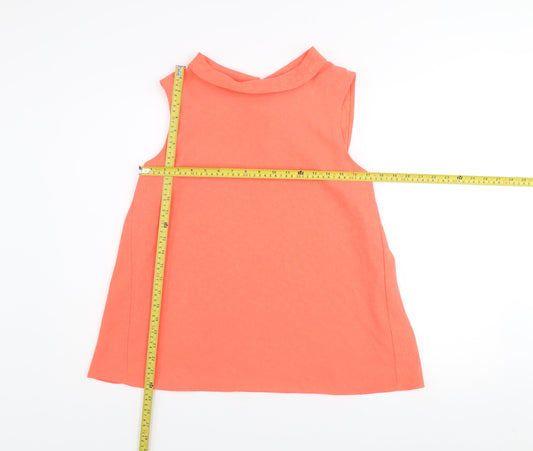 Womens UK Size 14 Gallery Orange Camisole Blouse