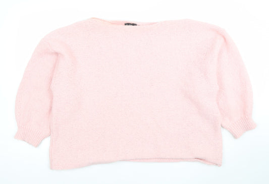Womens UK Size 10 Wallis Pink Pullover Jumper