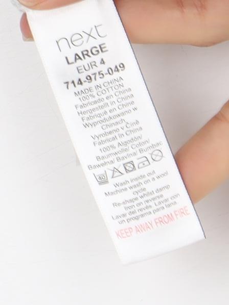 Next Men’s Grey Acrylic Cotton Crew Neck Long Sleeve Pullover Jumper Size L