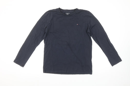 Boys UK Size 12-14 Years Tommy Hilfiger Blue Basic T-Shirt