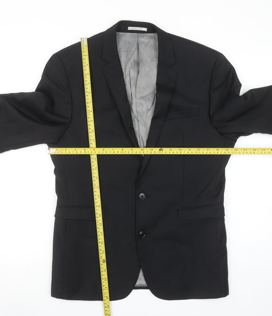 Mens UK Size 38 S NEXT Regular Black Suit Jacket