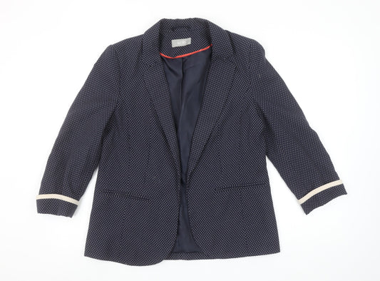 Womens UK Size 12 Wallis Regular Blue Blazer