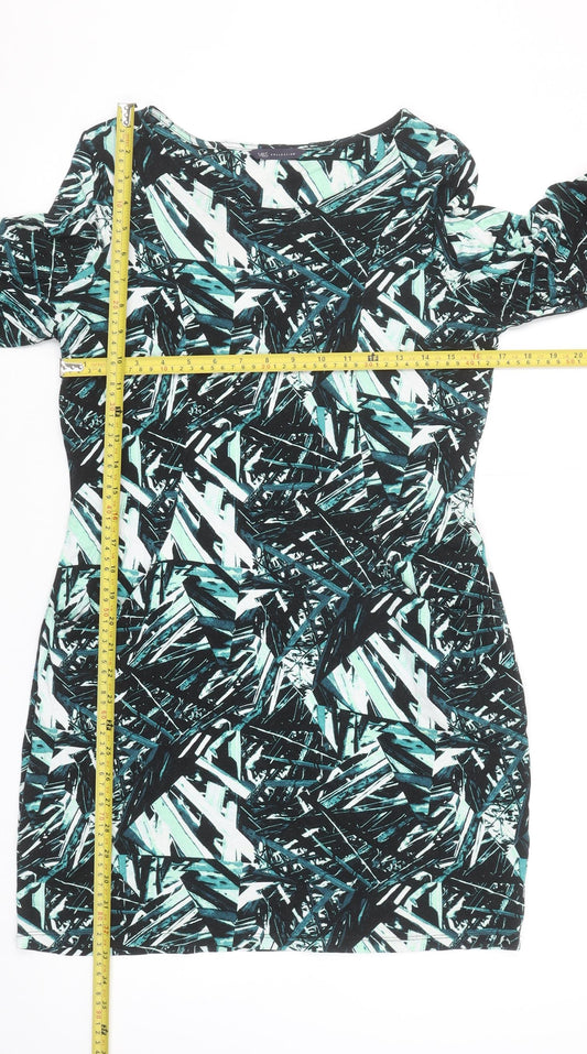 Marks and Spencer Women's Multicoloured Size 10 Shift Dress