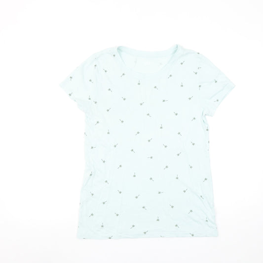 Womens UK Size S Gap Blue Basic T-Shirt