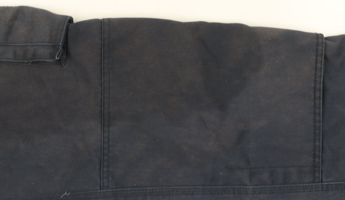 TuffStuff Men’s Blue Cargo Workwear Trousers 34W 32.5L Cotton Blend