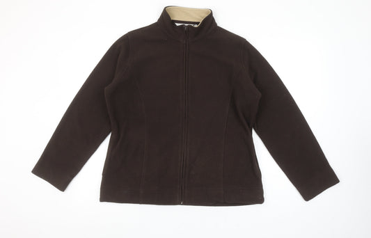 Womens UK Size M EWM Brown Basic Jacket