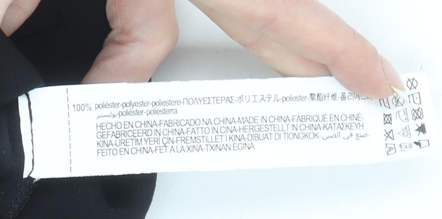 Zara Women Black XS Chino Shorts 100% Polyester