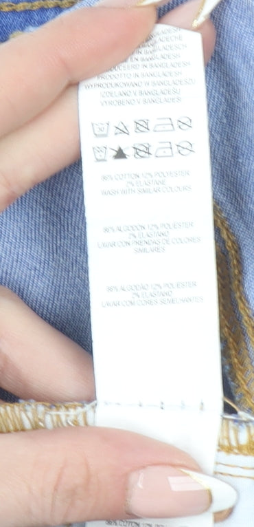 Denim Co. Women Blue Size 14 Skinny Stretch Jeans