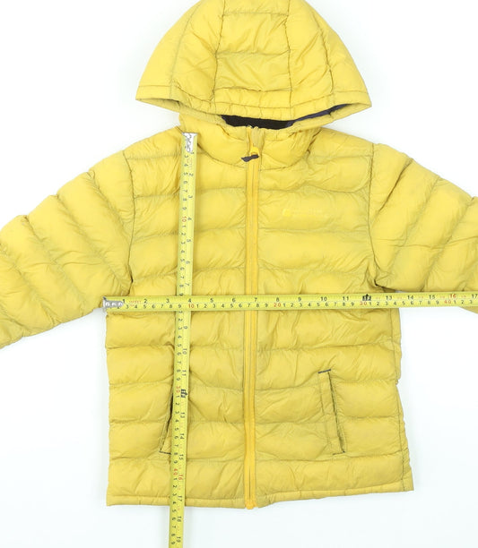 Boys UK Size 5-6 Years Mountain Warehouse Yellow Puffer Jacket
