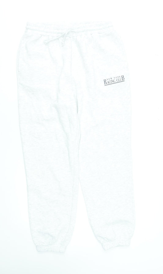 Womens UK Size M Dunnes Stores Regular Fit Sweatpants Grey Trousers