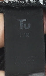 Tu Women’s Black Skinny Jeans Size 12 Regular Stretch Denim