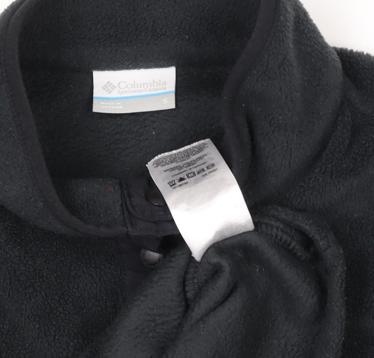 Mens UK Size S Columbia Black Pullover Sweatshirt