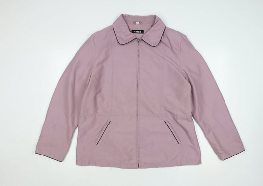 Womens UK Size 16 First Avenue Pink Basic Jacket