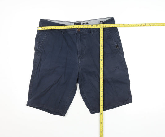 Quiksilver Men's Blue Chino Shorts Size 33 Straight Fit