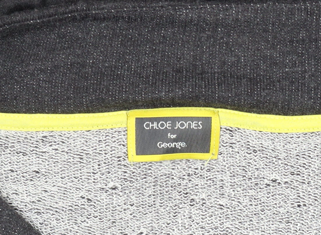 George Women’s Grey Hooded Belted Coatigan Size 18 Long Sleeve