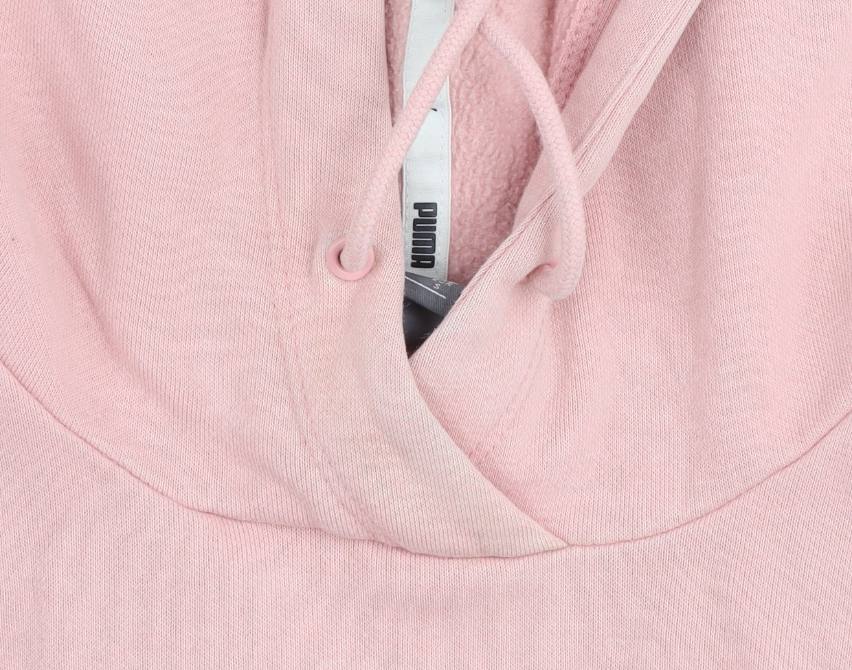 Womens UK Size S PUMA Pink Pullover Hoodie