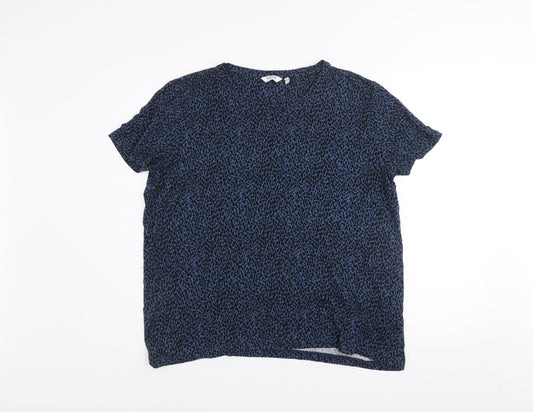 Womens UK Size XL b.young Blue Basic T-Shirt