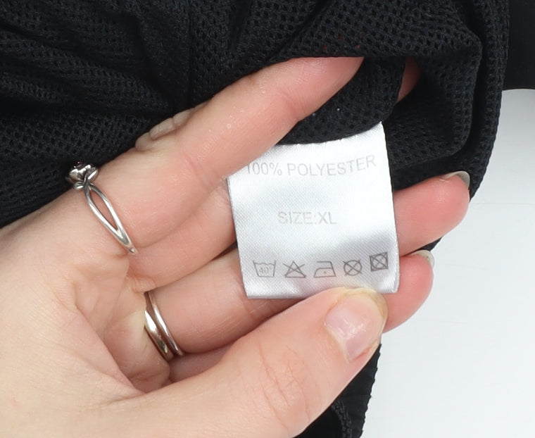 Celtic FC Men's Black XL Athletic Shorts 100% Polyester Football Training