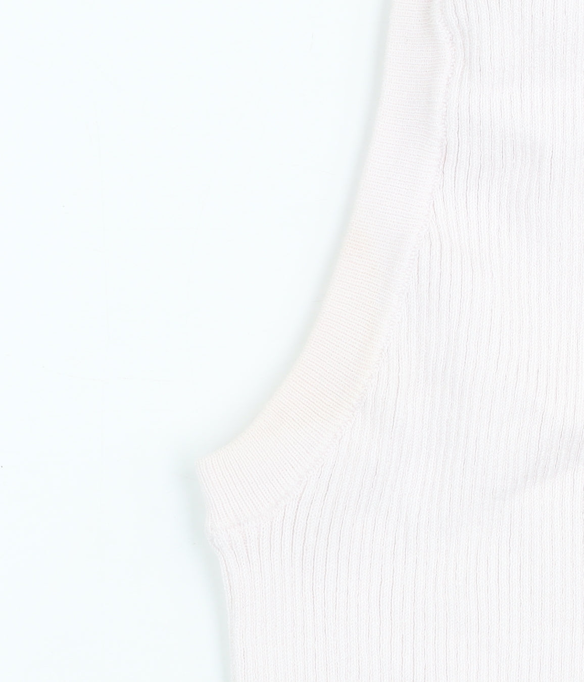 Gallery Women’s Ivory Sleeveless Knit Vest Jumper XL