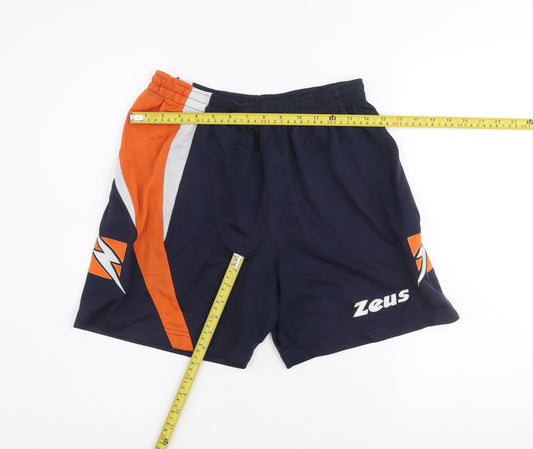 Mens UK Size S Zeus Regular Fit Athletic Shorts