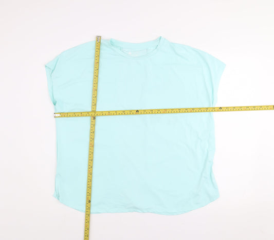 Womens UK Size L Dunnes Stores Blue Gym & Training T-Shirt