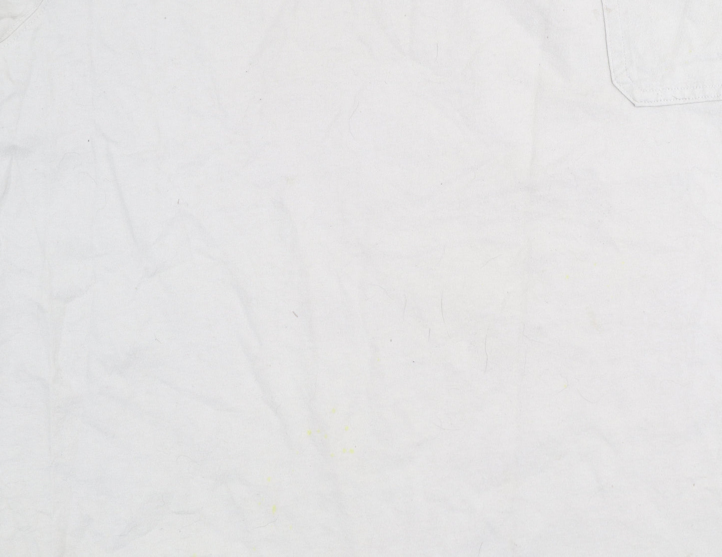 Wrangler Men's Beige 2XLT Workwear Cotton Crew Neck T-Shirt