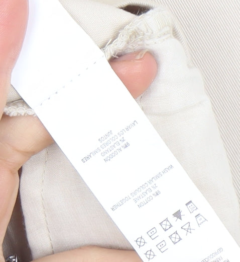 Denim Co. Women’s Beige Size 12 Skinny Twill Jeggings