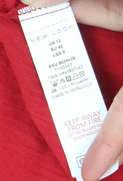 Womens UK Size 12 New Look A-Line Dress