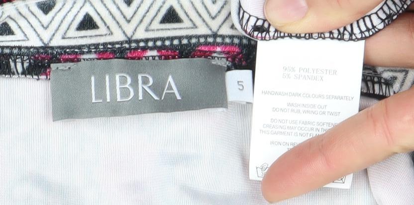 Womens UK Size S Libra Multicoloured Cardigan Sweatshirt