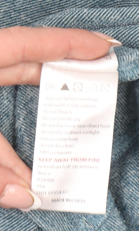 Womens UK Size 12 Mountain Warehouse Blue Pullover Sweatshirt