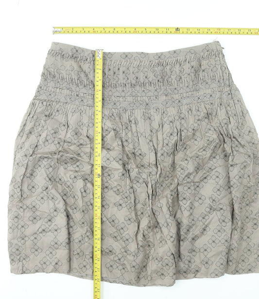 Womens UK Size 14 NEXT A-Line Cotton Skirt