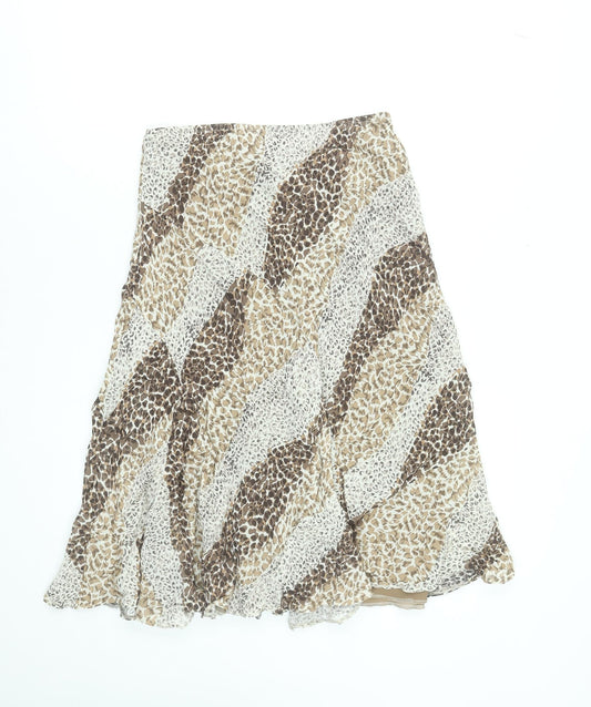 Womens UK Size 10 Marks and Spencer A-Line Chiffon Skirt