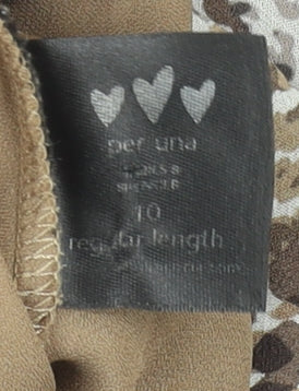 Womens UK Size 10 Marks and Spencer A-Line Chiffon Skirt