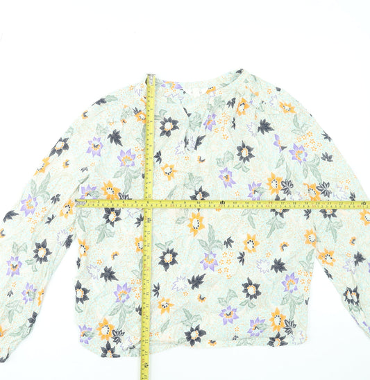 Womens UK Size 10 Marks and Spencer Multicoloured Tunic Blouse