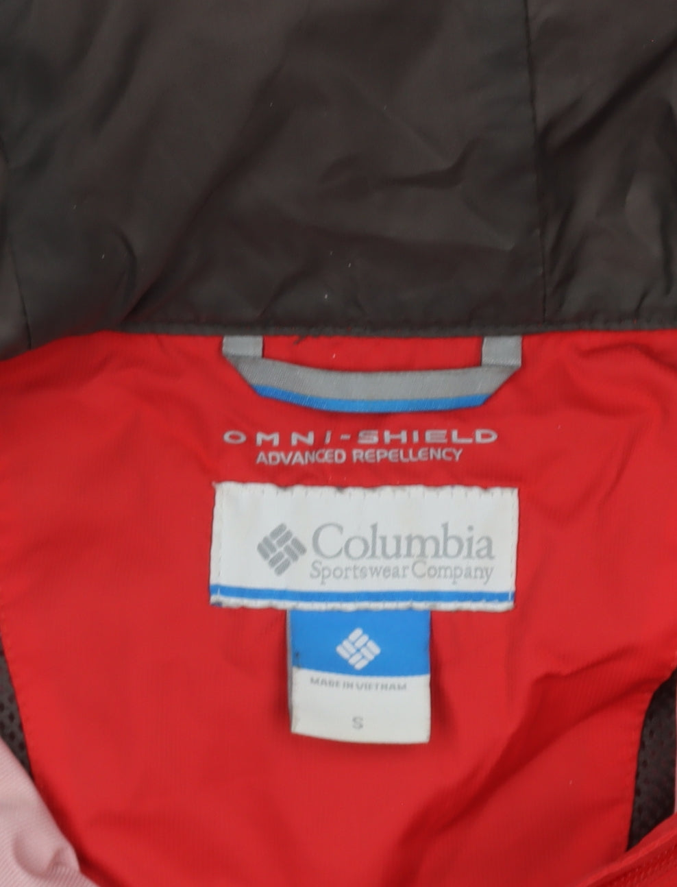 Womens UK Size S Columbia Red Parka Coat