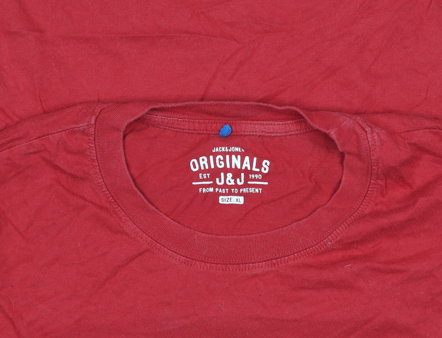 Mens UK Size XL JACK & JONES Red T-Shirt