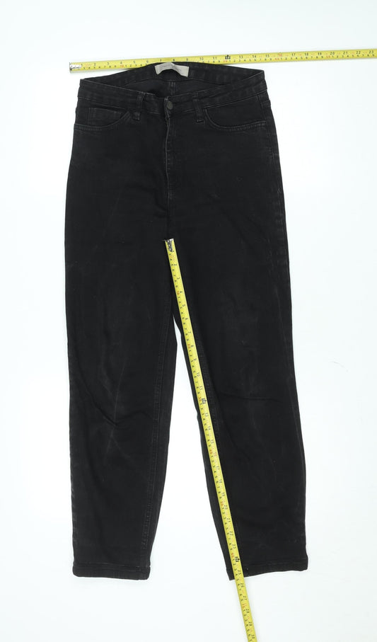 Womens UK Size 10 Paul Costelloe Living Studio Regular Fit Straight Black Jeans