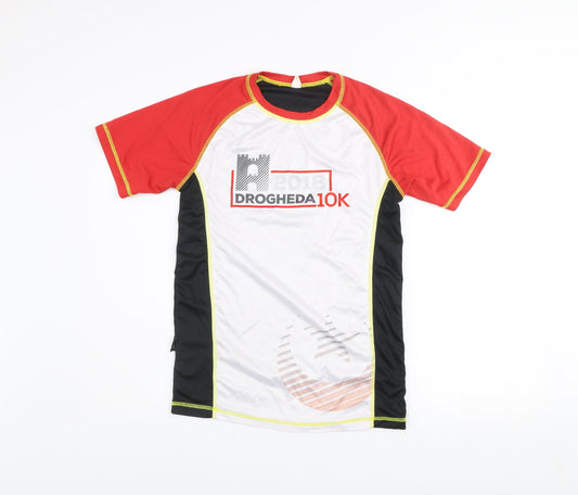 Mens UK Size S RVI Sports Multicoloured Running & Jogging T-Shirt