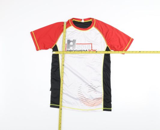 RVI Sports Mens Multicoloured Small Drogheda 10K Running T-Shirt