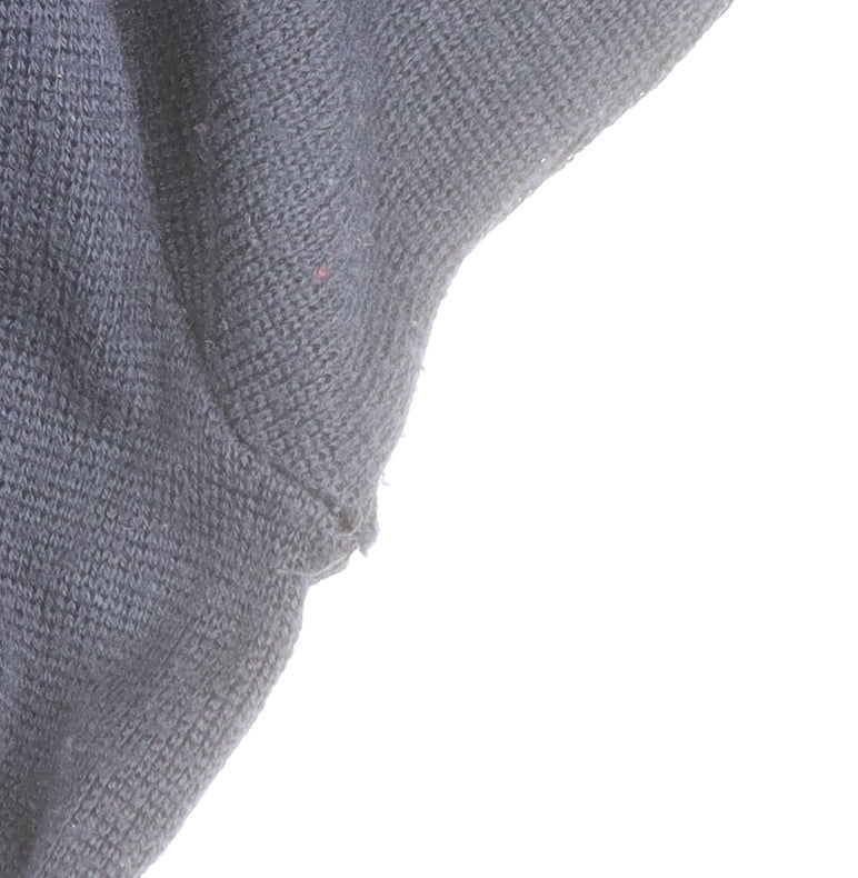 Summerland Men’s Navy Blue Wool Blend V-Neck Pullover Jumper Size L